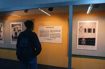 Exhibit at Mexico City's metro