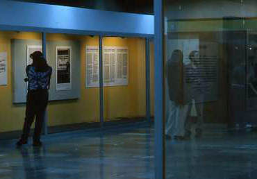 Exhibit at Mexico City's metro